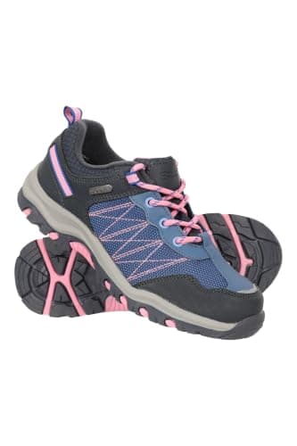 Mountain Warehouse Stampede Kids Waterproof Shoes Lilac 2 — view 2