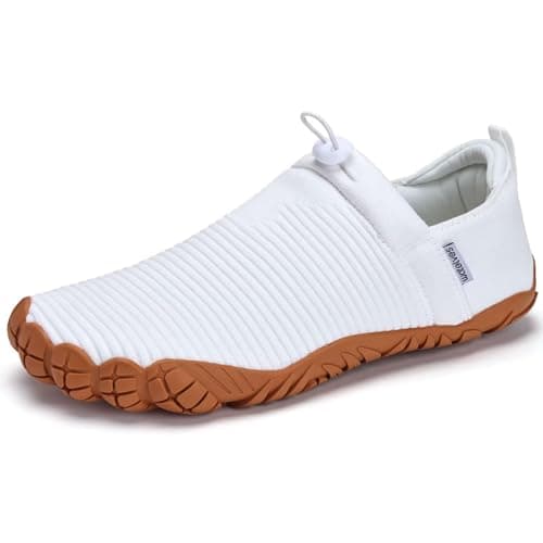 WateLves Barefoot Shoes Trail Running Trainers Womens Mens Lightweight Wide Toe Comfortable Workout Gym Hiking Walking Fitness Shoes Outdoor Non-Slip Unisex