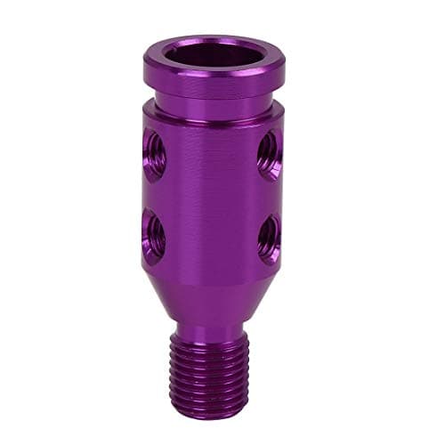 X AUTOHAUX M12x1.25 Purple Gear Shift Knob Adapter for Non Threaded Shifter — view 3