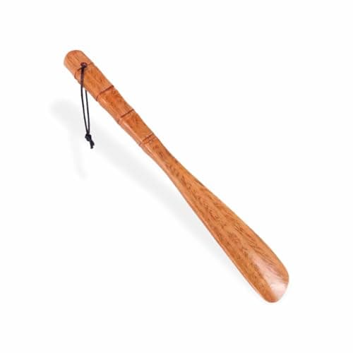 HIFSA Wooden Shoe Horn 33 Cm Long Lazy Shoe Horn Comfortable Shoe Lifter Suitable for Seniors Kids Boots Men Women Elderly Pregnancy Boots Tennis Shoehorn Accessories (50 cm)
