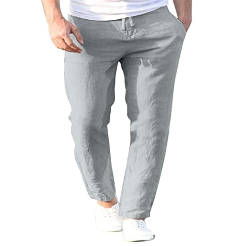 Mens Casual Lounge Trousers, Thin Summer Fabric, Relaxed fit, mid Waist Design, Neat Drawstring, Practical Pockets, City Break, Travel Day, Garden Party, Coffee Run, Casual Friday Look
