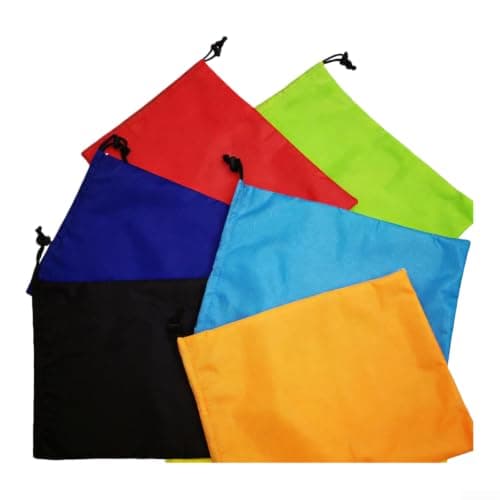Dolvitrny Ultralight Drawstring Bag, 210T Ripstop Waterproof Storage Sack For Shoes, Clothes, Gym, Travel, Camping, Beach, Swimming, Outdoor Sports Gear Organiser(Orange) — view 2