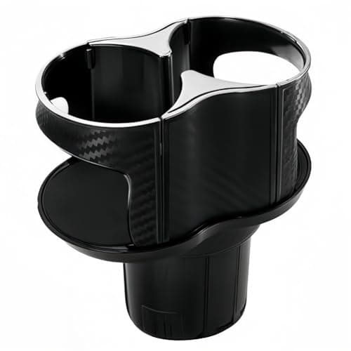 2 in 1 Car Cup Holder Expander with Adjustable Base 64-95mm, Vehicle Drink