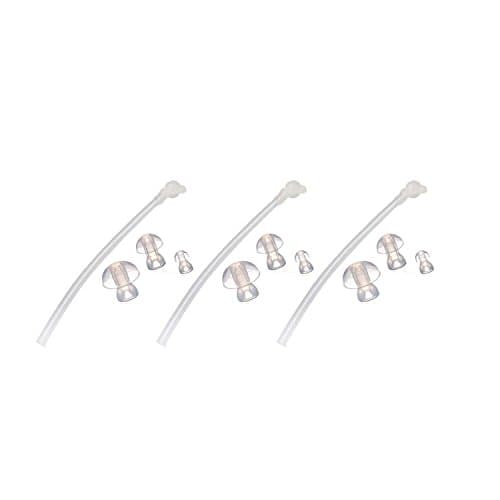JYTOP® 3 x Universal Sound Tube + 9 x Ear plugs/eartips/domes for BTE Hearing Aids