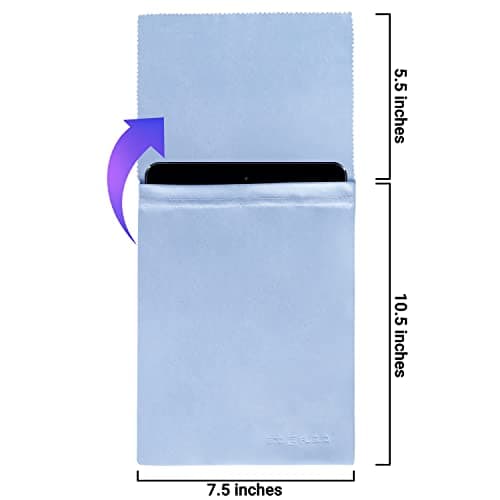 ECO-FUSED Microfiber Tablet Sleeve 3-Pack Compatible with Tablets, iPad 1-10, iPad Air 1-5, iPad Pro 11, 10.5, 9.7, Microsoft Surface 10.6, Screen Sizes 9.7-11 inches, Travel, Daily Use, Protection — view 4
