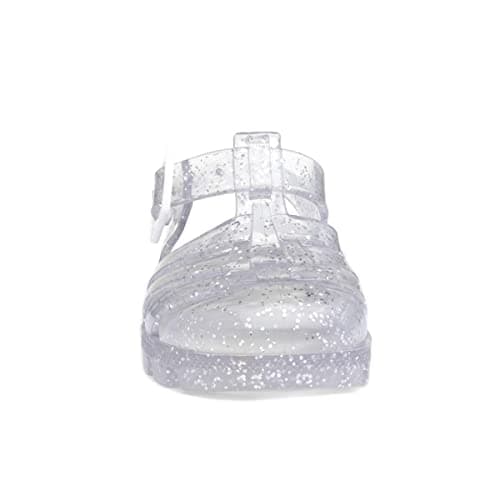Walkright Weymouth Kids Clear Glitter Jelly Sandal - Size 2 UK - Multicolour — view 3