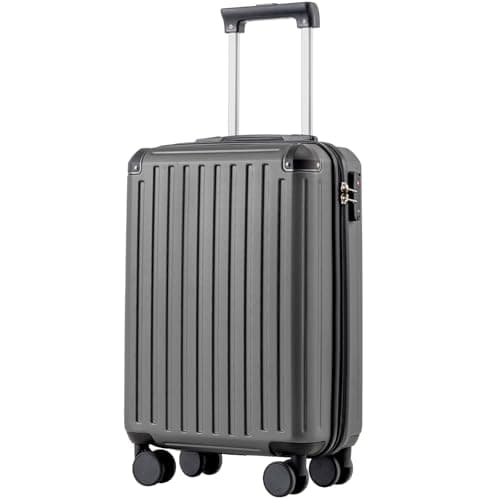 COOLIFE Cabin Suitcase 55x35x20 Ryanair EasyJet PC+ABS Hard Shell, TSA Lock