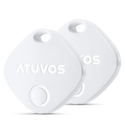 ATUVOS Air Tag Tracker Item Finder-2 Pack, (iOS Only)