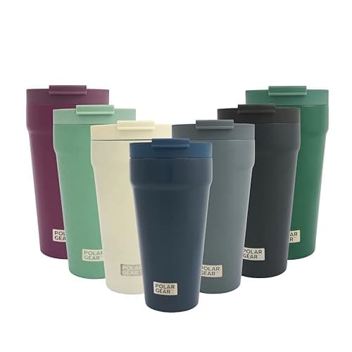 Polar Gear 470ml Coffee Cup Travel Mug, Insulated Coffee Cup w/Closure Lid
