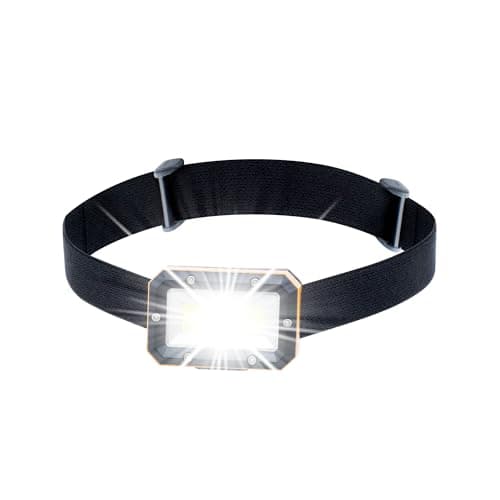 Navoys Super Bright COB 3 Light Modes Head Band Torch