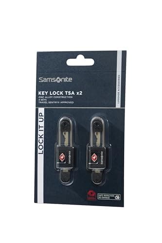 Samsonite TA Revolution – TSA Key Lock (Set of 2), Secure Luggage Lock for suitcases & Bags, Black — view 3