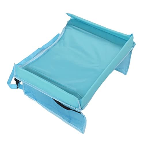 Car Table Tray for Kids Barn Travel Tray for Kids (Sky Blue)