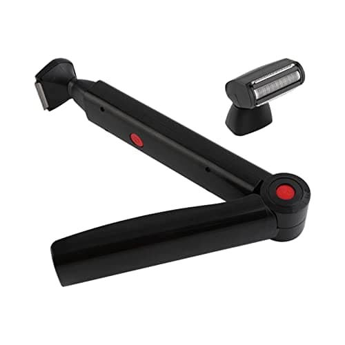 Foldable Back Hair Shaver Trimmer Painless Body Shaving Tool for Men