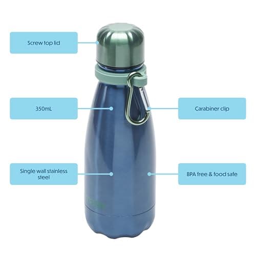 Smash Stainless Steel Single Wall 400ml Water Bottle — view 5