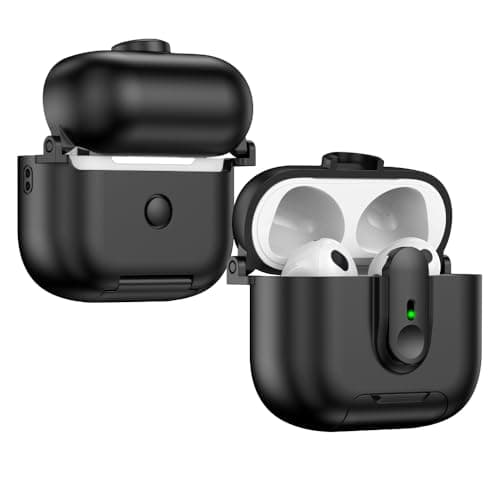 2-in-1 Earphones Case for Apple AirPods (3rd Generation),White — view 3
