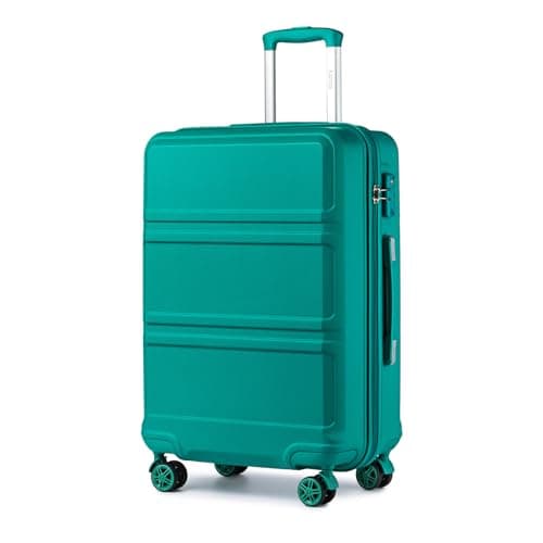 Kono 55x40x20cm Cabin Suitcase ABS+PC Hard Shell 20" Carry On Hand Luggage