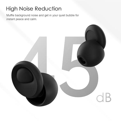 BAOZKKI Ear Plugs for Sleep – 45dB Micro-Seal SonicBarrier Comfort | Military-Grade NanoSilicon Matrix (1000+ Reuses) | BAO Lab-Certified | Ultra-Soft for Sleepers, Travel & Work — view 3