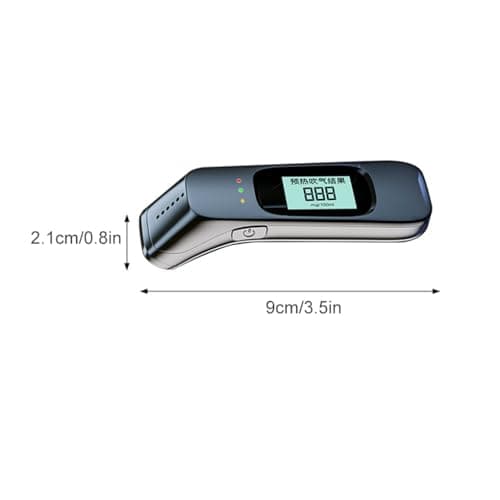 Zambuph Lightweight Portable Breathalyzer Tester For Adults ABS With Battery With Accessory For Unisex Professional Digital — view 6