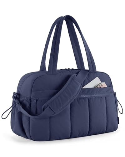 BAGSMART 24L Womens Gym Travel Bag, Weekend Overnight Cabin Bag, Wet Pocket