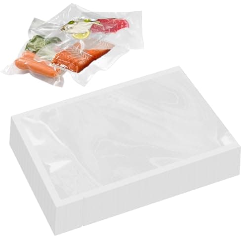 KMFYMPT 100 Pcs Vacuum Sealer Bags, 20x25cm Vacuum Food Bags, BPA Free