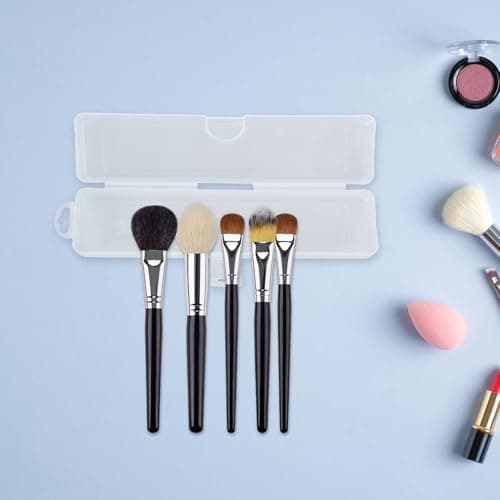 HEATSHAKING Portable Makeup Brush Storage Box with Lid 2pcs for Travel — view 6