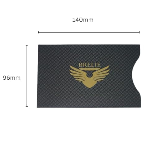 BRELIE RFID Blocking Sleeves- Passport Protector, Contactless Security Protector, Protection from Cyber & Identity Theft, Passport Sleeves x2 Each Pack — view 2