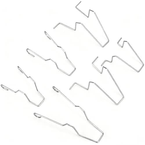 6pcs Bulb Retaining Spring Clips for H7 LED Headlight, Car Headlights Assembly, Headlamp Replacement Retaining Clips, Universal Car Head Light Clamp Accessories for H1 H3 H4