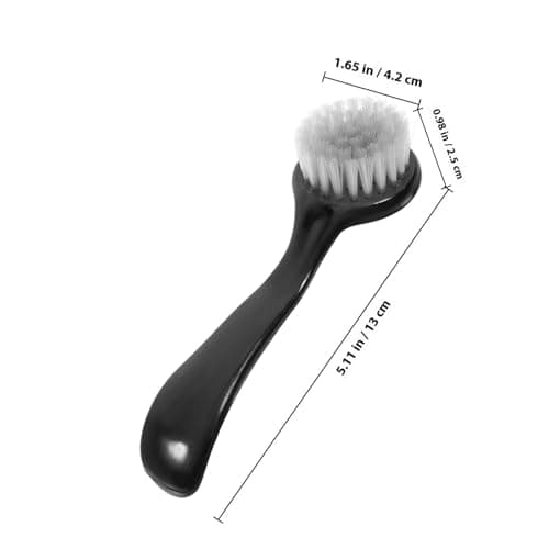 SWOOMEY 3pcs Facial Cleaning Brush Set with Soft Nylon Wool Bristles and Pvc Handle for Women, Suitable for Different Skin Types, Travel Skincare Tool and Birthday — view 2