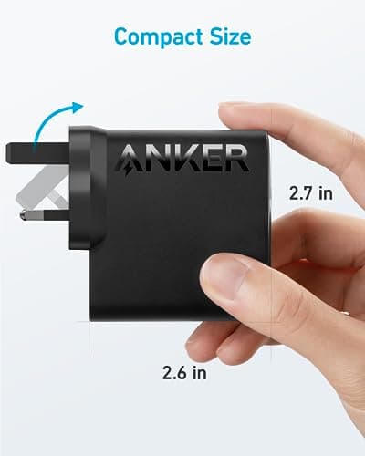 Anker 100W USB C Charger, Fast Compact and Foldable (USB-C Cable Included) — view 4