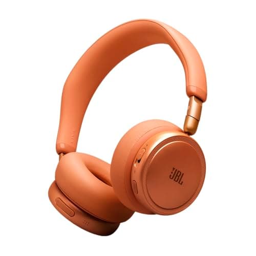 JBL Live 680NC Wireless On‑Ear Noise Cancelling Headphones, Orange