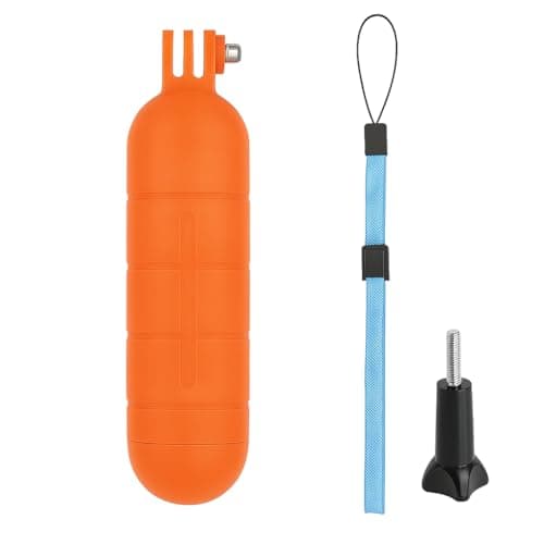 REFLEX CAMERA Floating Hand Grip for Go Pro Hero 5-13, D J I Osmo Action, Waterproof Bright Yellow Buoyancy Stick with Wrist Strap, Non-Slip Handle Stabilizer for Diving, Surfing, Snorkeling, Swimming — view 3