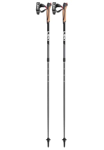 LEKI Spin Poles, Black-Silvergray-White, 100-130 cm