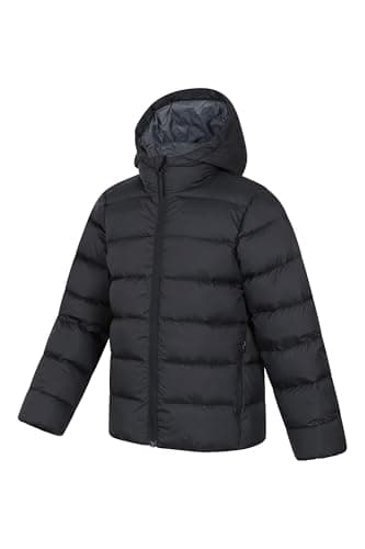 Mountain Warehouse Stratus Extreme Kids Packable Down Jacket Black Kids Size 7-8 Years — view 4