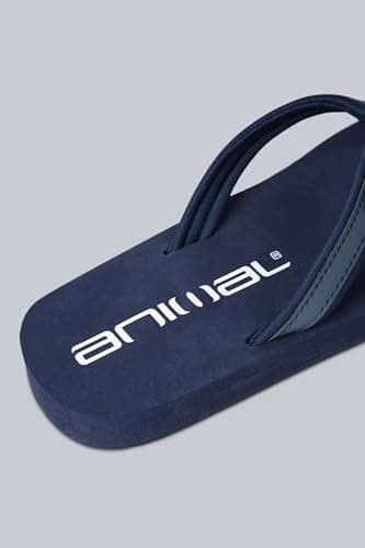 Animal Swish Womens Lightweight Flip-Flops Navy 6 — view 5