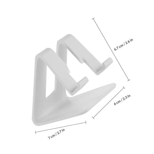 GALPADA Portable Phone Stand Travel with Non-slip Plastic Design and Charging Cable Hole, Desktop Pad Bracket for Tablets and Phones, Suitable for Sofa and Desktop Use with Low Center — view 2