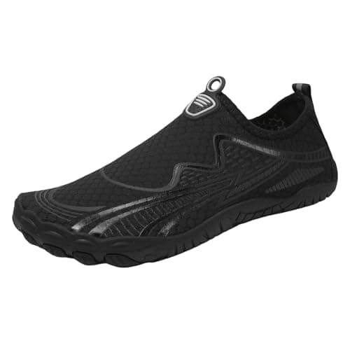 Lightweight Water Shoes for Hiking Walking Beach Outdoor Water Sports Adventure for Wo Quick Dry Non Slip Comfort Fit Black
