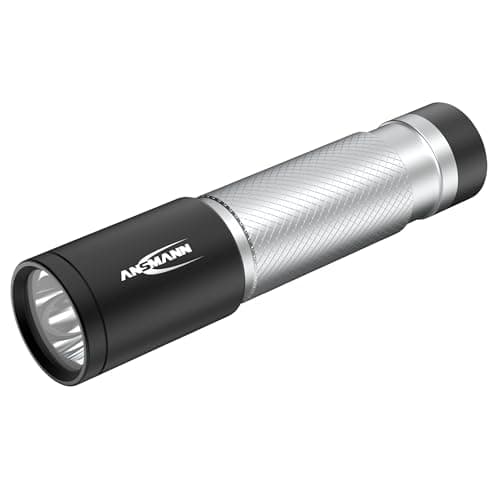 ANSMANN Flashlight, handlamp, LED, Pocket Torch, Aluminium, Silver, 70B — view 2