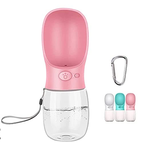 COTOP Dog Water Bottle Portable Dog Drinking Bottles for Walking Travel,Leak-Proof Puppy Water Dispenser & Feeder for Hiking, Camping, Outdoor Doggy Drinking Gift-350ml