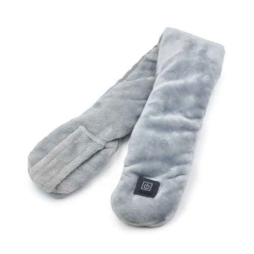WELL BEING #Selfcare Adjustable Heated Fleece Travel Scarf USB Powered Three Levels of Heat — view 5