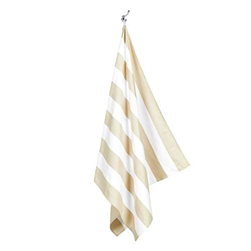 Dock & Bay Beach Towel - Quick Dry, Sand Free - Compact, Lightweight - 100% Recycled - Includes Bag - Cabana Light - Bora Bora Beige - Extra Large (200x90cm, 78x35") — view 4