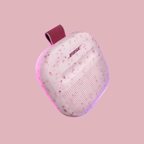 Bose SoundLink Micro Portable Bluetooth Speaker (2nd Gen), Wireless Outdoor Speaker, Up to 12 Hours Battery Life, Waterproof and Dustproof, Petal Pink - Limited Edition — view 2