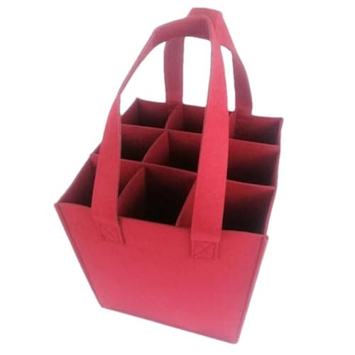 Wine Bag Carrier Tote Wine Bottle Carrying Case, Carry Handle
