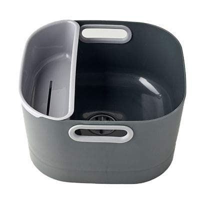 lakeland Clever Portable Washing Up Bowl with Knife Drainer 31.5cm x 30.5cm x 17.5cm Large Capacity — view 6
