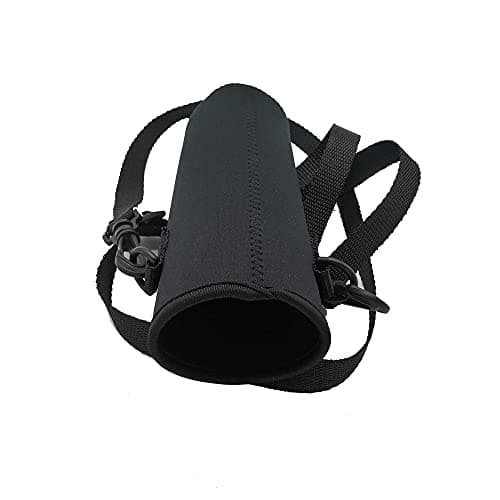 Xzhixiao Pouch Neoprene Carrier Cover Bag with Shoulder Strap, Water Bottle Holder for Daily Walking Hiking and Other Outdoor Activities (750ml) — view 4