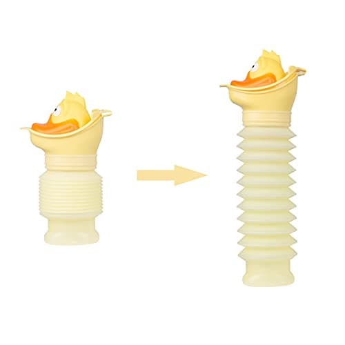 Portable Baby Potty for Girls Boys Emergency Urinal Toilet Hygienic Child Travel Potty Anti-Leakage Kids Pee Training Cup 420ml Urination Container Bottle for Car Travelling, Outside Toilet, Camping — view 3