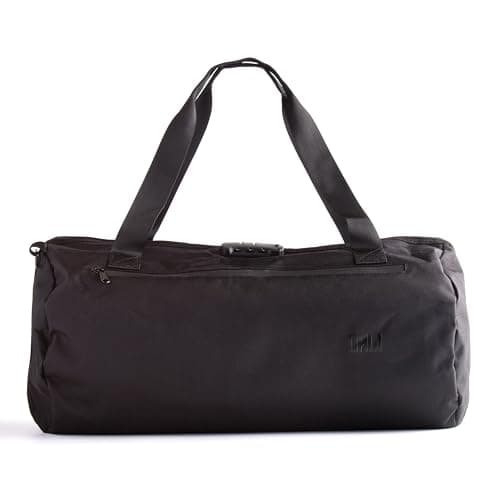CALI Smell Proof Duffle Bag, Large Travel Storage, with Lock, Activated Carbon Lined (Black) — view 5