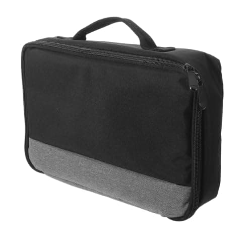 Kisangel Projector Case, Projector Carrying Case with Compartment & Handle