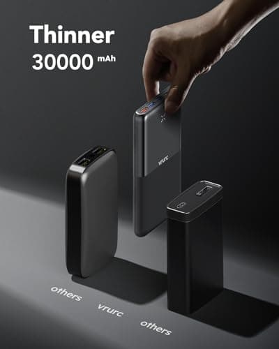 VRURC Power Bank 30000mAh, 22.5W Fast Charging Slim Portable Charger — view 2