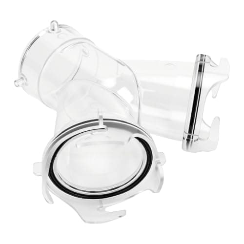 Asixxsix Sewer Hose Y Adapter, 3 Inch Clear 4 Claw Twist Connector — view 6