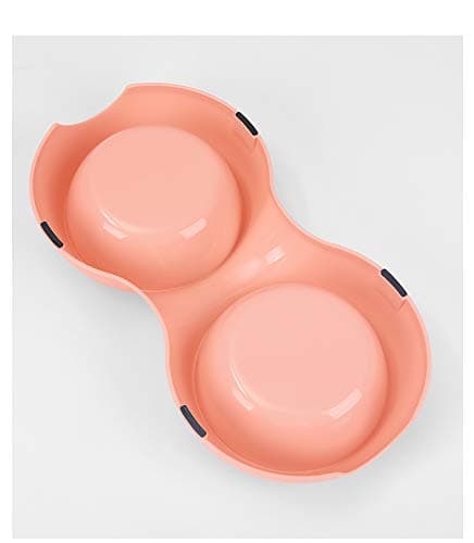 Camiter 2 in1 Dog Bowl,Stainless Puppy Food and Water Feeder for Dog Cats,Multifunctional Pet Food Bowl, Dog Bowls And Water Bowls (pink) — view 5